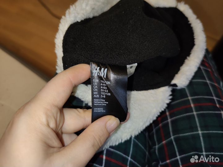 Шапка зимняя для мальчика h&m 122/128