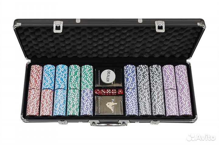 Набор для покера Crown на 500 фишек 61798