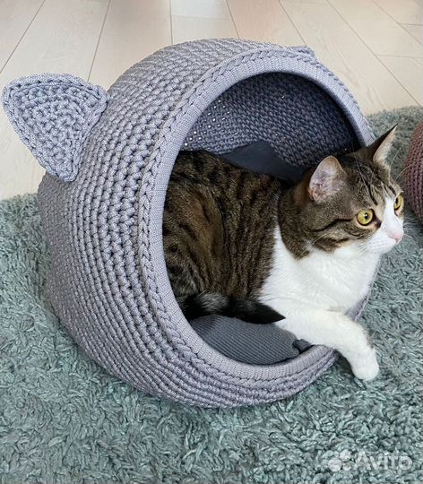 Домик лежанка для животных (коты, собаки и другие)