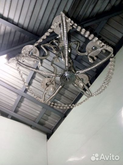 Люстра потолочная б/у