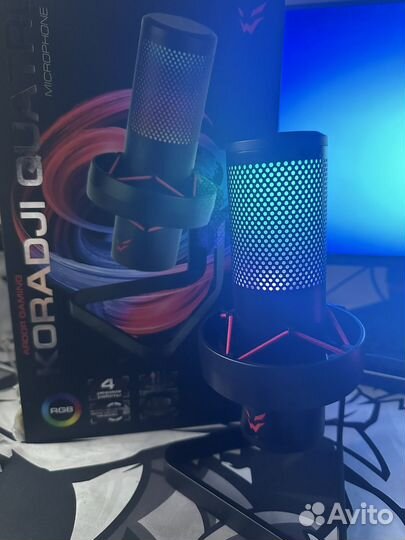Микрофонkoradji quarto ardor gaming RGB