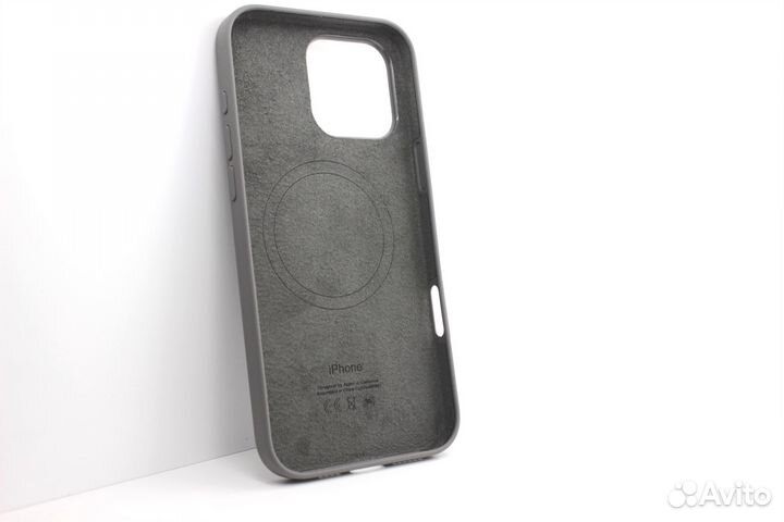 Чехол на iPhone 16 Pro Max Silicone Case (Stоnе Gr