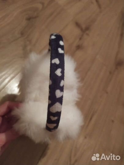 Меховые наушники для девочки подростка