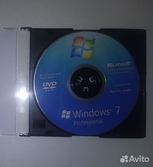Установочный диск windows 7