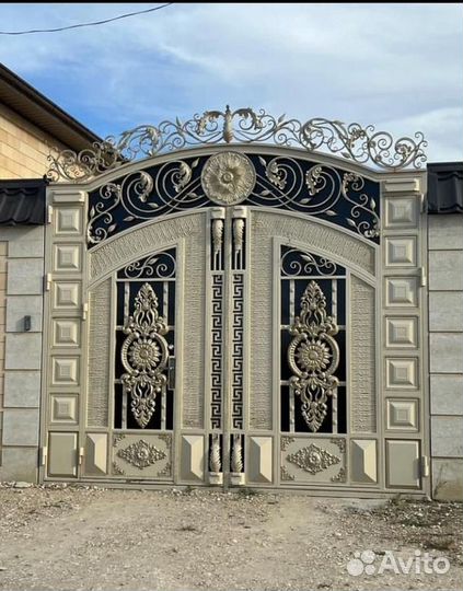 Ворота кованые