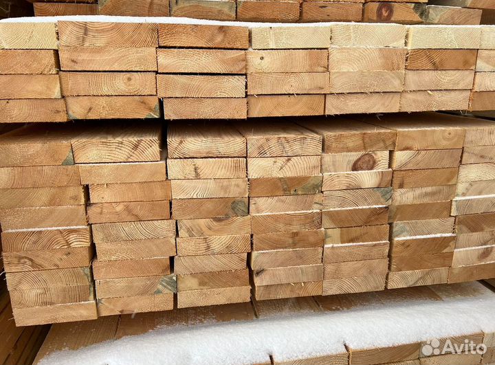 Брус обрезной 150х150х6000мм