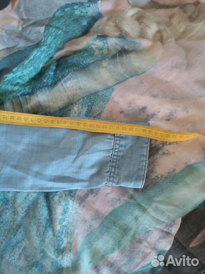 Джинсовая рубашка женская 46 48 h&m