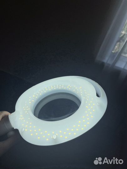 Лампа лупа напольная