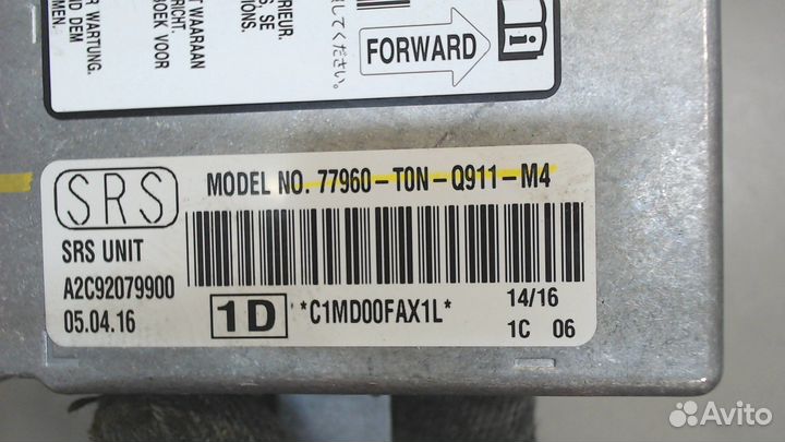 Блок управления airbag Honda CR-V, 2016