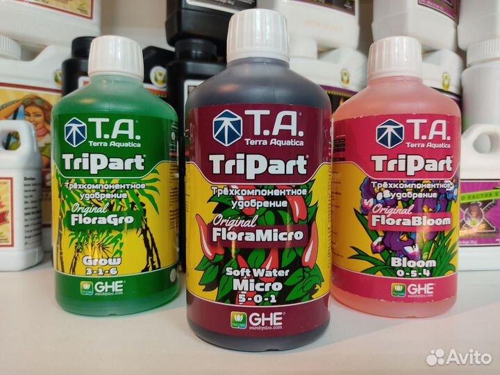 Комплект удобрений GHE (Terra Aquatica) 500мл