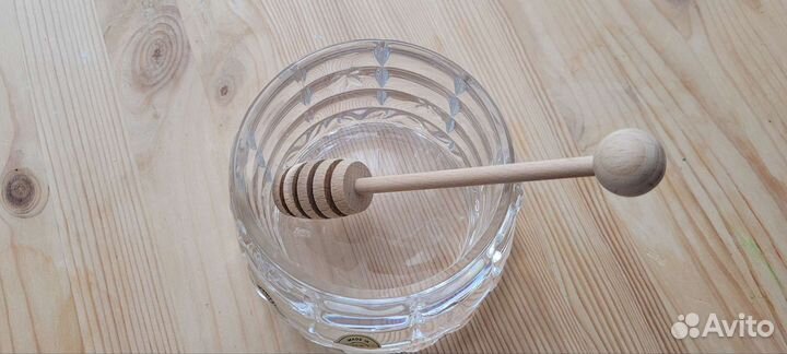 Ваза чаша для мёда (пчёлка) Богемия