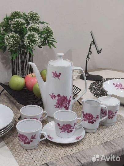 Винтажный сервиз Weisswasser ГДР