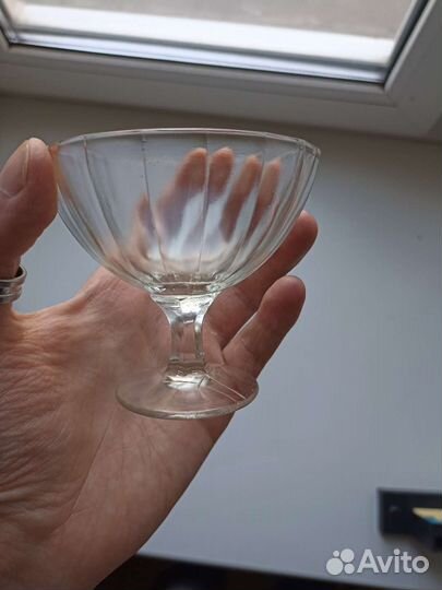 Креманка граненая стекло дхз