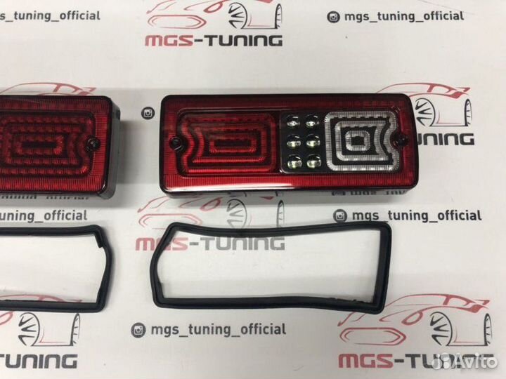 Задние фонари Mercedes G-class w463 диодные стиль2