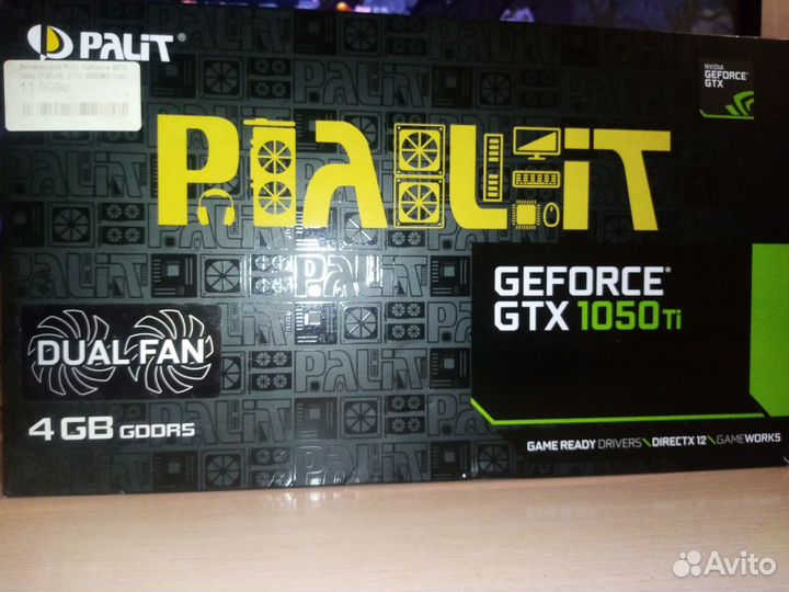 Gtx 1050 ti palit