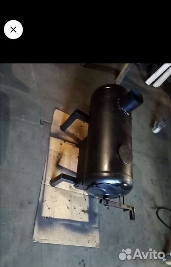 Печка буржуйка из газового баллона