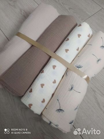 Муслиновые пеленки, пледы, полотенце, конверт