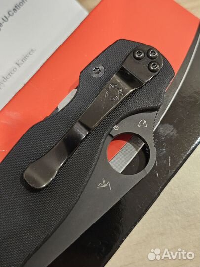 Нож складной Spyderco Paramilitary 2 Black