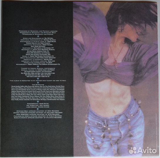 Виниловая пластинка Madonna like A prayer (Remaste