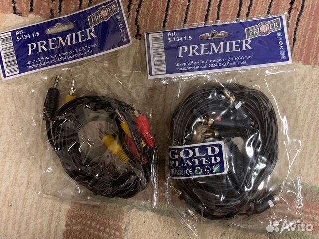 Аудио кабеля premier