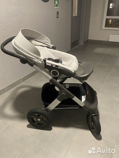 Коляска stokke trailz 2 в 1+автолюлька с нюансом