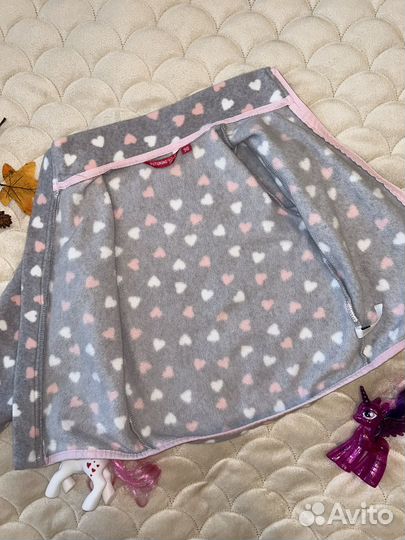 Флисовая кофта для девочки 92 98