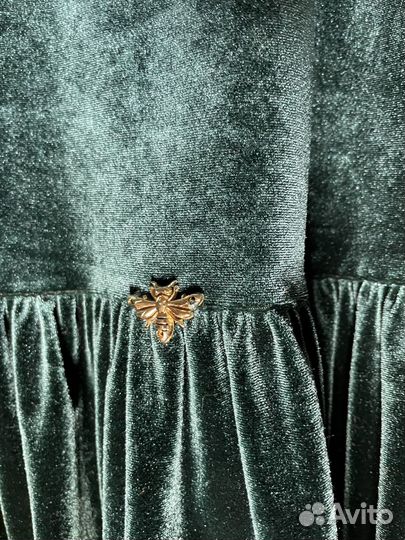 Платье бархатное