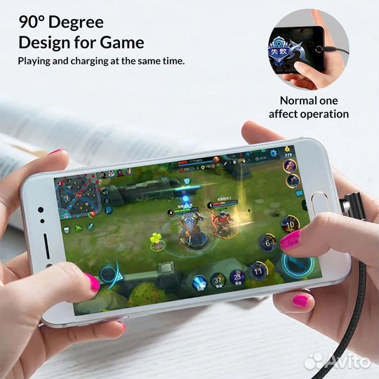 Кабель магнитный боковой Tork 2 метра