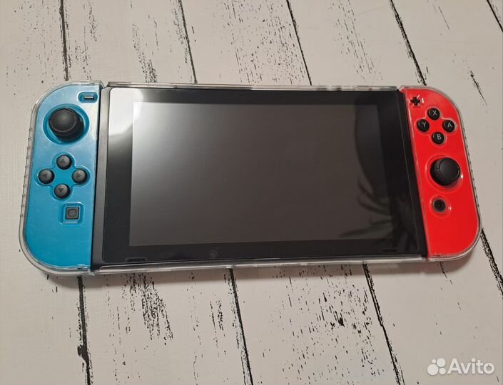 Nintendo switch rev 2 прошитая + 128гб