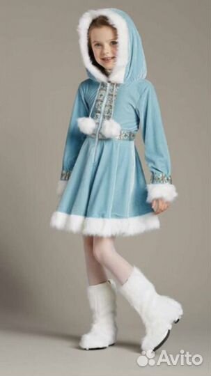 Новогодний костюм Снегурочка 4-7 лет