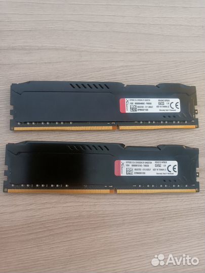 Kingston HyperX fury Black Series 16gb ddr4