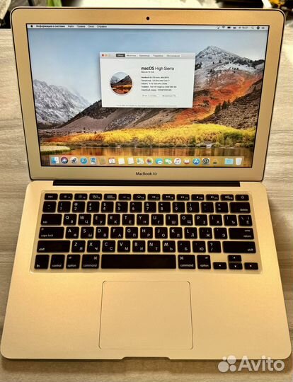 Apple MacBook Air 13 i7, 1,8GHz, DDR3 2гб