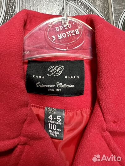 Пальто для девочки Zara