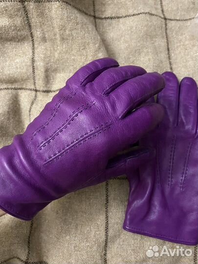 Перчатки restelli италия кожа кашемир