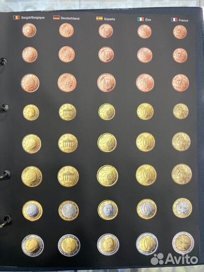 Альбомы для монет Евро с листами Leuchtturm