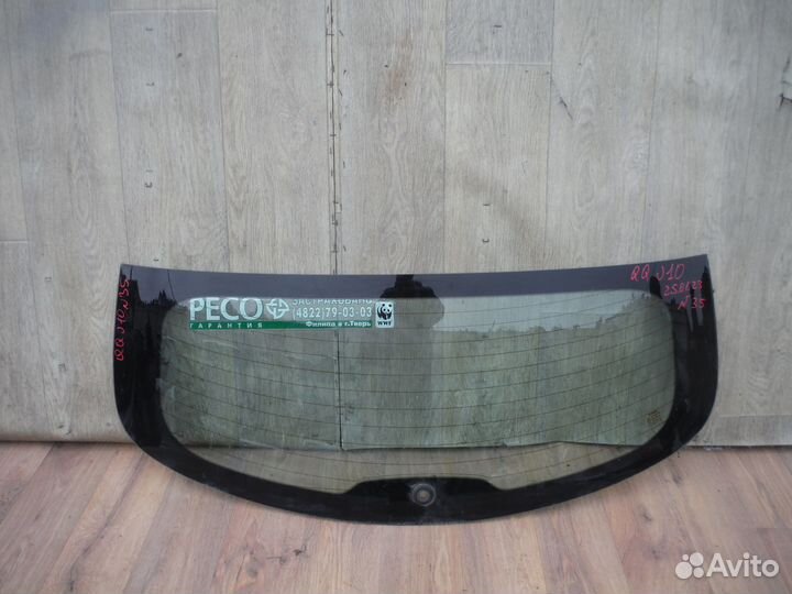 Стекло крышки багажника №35 nissan Qashqai J10