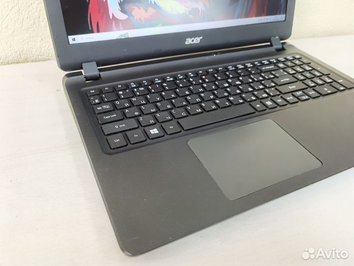 Тонкий Acer 4х ядерный на Ssd/4Gb/15.6 Full Hd