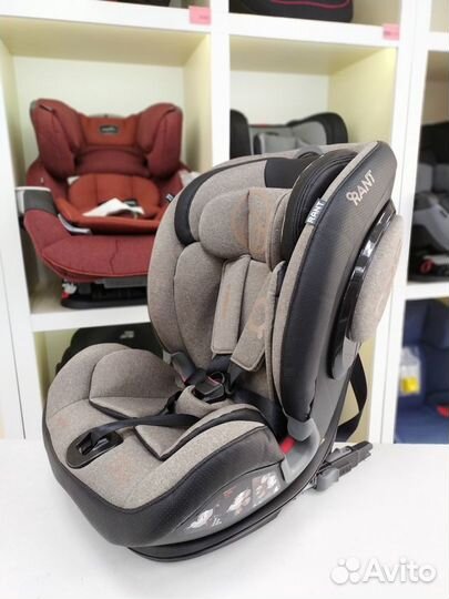 Автокресло 9-36кг изофикс Rant IQ Genius Beige