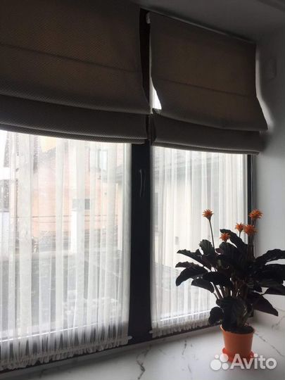 Римская штора + Тюль под заказ