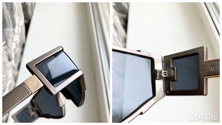 Очки Balmain спортивные солнцезащитные серые