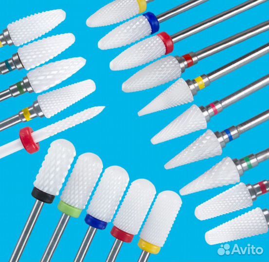 Керамическая фреза для снятия гель-лака маникюра