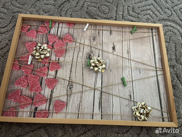 Фоторамка с прищепками