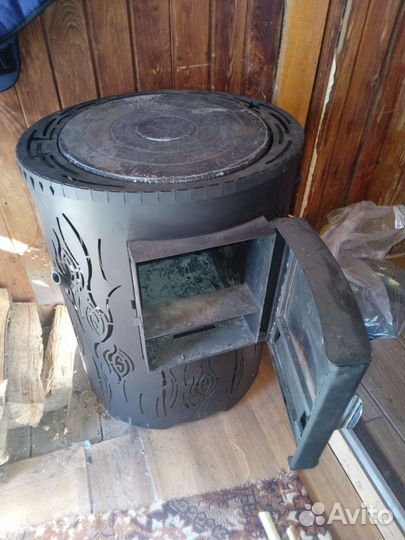 Печка под казан, в дом