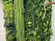 Фитостена, панно из искусственной зелени