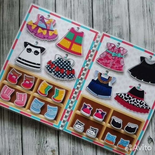 Альбом на липучках Модницы