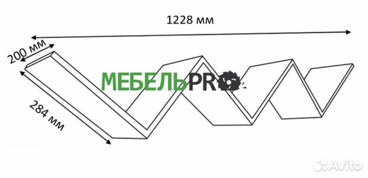 Книжные полки навесные