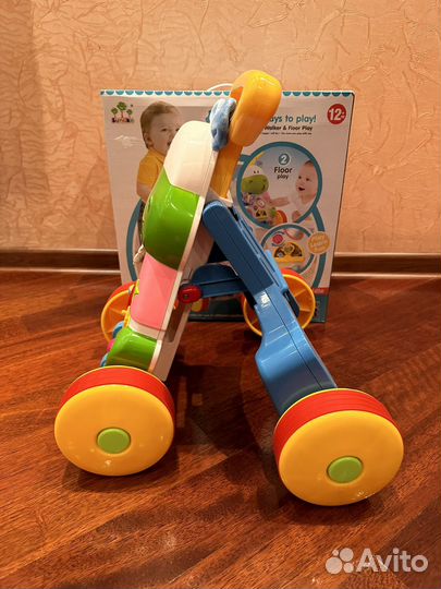 Ходунки-каталка бегемотик