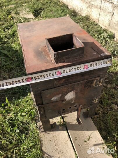 Печка буржуйка на дровах