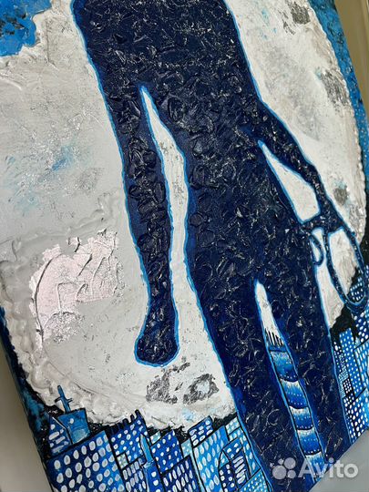 Картина текстурная на холсте 