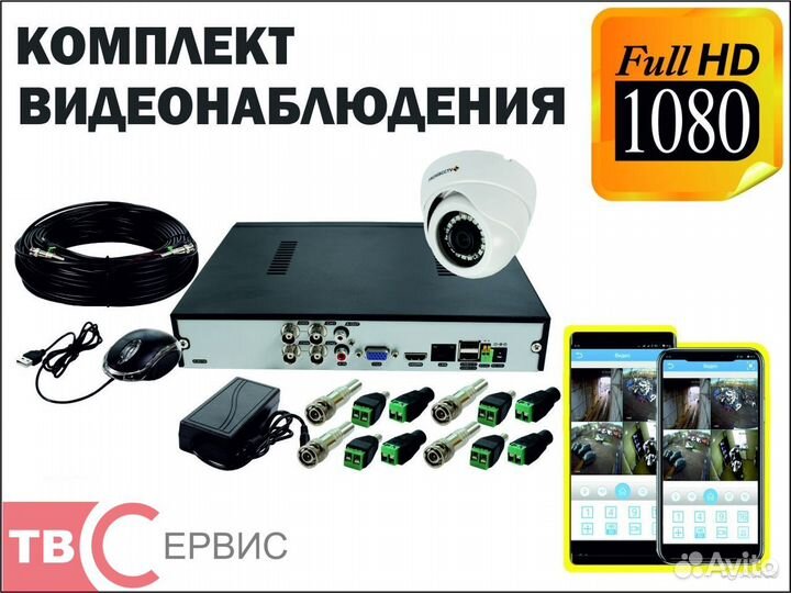 Комплект видеонаблюдения 